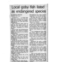 20170609-Local goby fish listed as endangered0001.PDF
