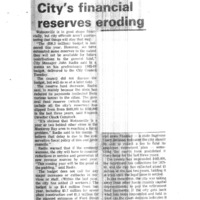 Cf-20190801-City's financial reserves eroding0001.PDF