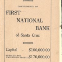 Arnold M. Baldwin&#039;s 1923 Street Map and Directory of the City of Santa Cruz