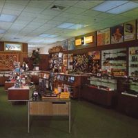 Interior of Webber&#039;s Photo Shop, 1396 Pacific Ave. Santa Cruz, CA