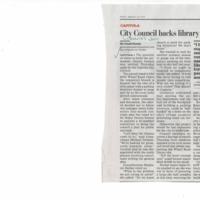 City Council backs library location